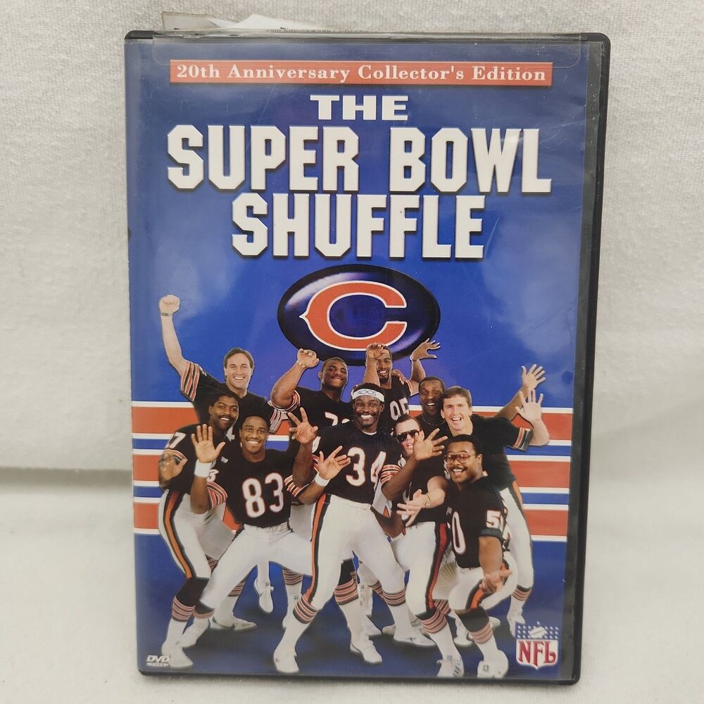 DVD Chicago Bears Super Bowl Shuffle Shufflin Crew 2004 20th Anniver Collector's